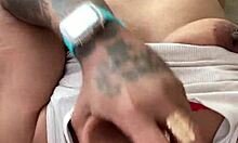 bobbi jo88 creams her shaved pussy hard with toys up close