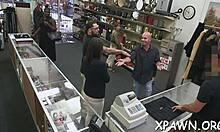 camera catches naked amateur slut bent over doggystyle pussy pounding