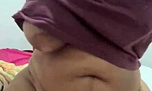 Stepmom's fat ass bounces crazy on son's huge cock doggystyle ride