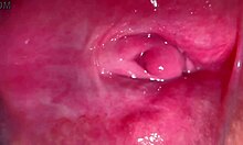 Asian milf couple licks virgin pussy then bareback creampie fucking on halloween night