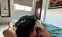 old colombian bitch surprises me with ass worship sans husband