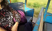 Stranger Gropes My Ass On Bus Turns Into Wild Field Fuck Fest