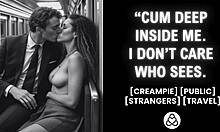 she's riding my cock hard on the train creampie finish! 🚂🍆💦