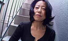 junko sakashita flashes boobs excitedly on street