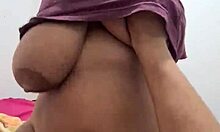 Stepmom's fat ass bounces crazy on son's huge cock doggystyle ride