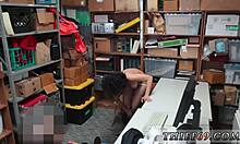 fake taxi cop rips petite teen's clothes for hardcore strip search fuck