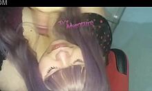 Horny BBW Wife Swallows Huge Cumshots On Massive Tits