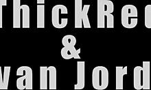 Jovan Jordan pounds thick redhead ass in wild pickup group fuck!