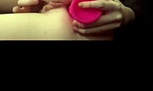 Horny petite british teen slut girlfriend deepthroats dildo on webcam pov