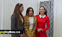 What happens after a milf shopping spree turns into group fun?