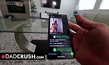 Stepdaughter's Big Creampie After Risky Nudes To Daddy!