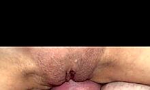 she grabs her toy for fun then begs for dick creampie deep inside her