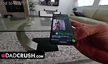 Stepdaughter's Big Creampie After Risky Nudes To Daddy!