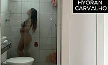 caught slut masturbating filled her tight pussy with creampie cum bareback orgasm