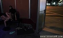 Valerie White bound slave gets her ass licked good