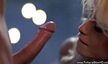 blonde girlfriend hides her incredible blowjob skills from everyone