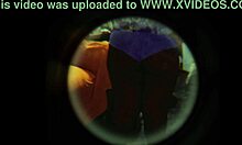 hidden cam catches the curvy latina neighbor with huge ass going wild at home