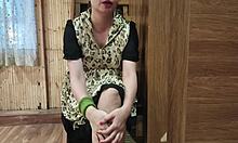 stepdad oils up stepdaughter's tight pussy for deepthroat doggystyle pounding in hindi