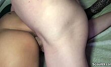 Mommy's giant cock obsession breaks her step-son's virginity wide open