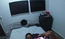 Madrasta leyne rodriguez begs for creampie help with wet milf pussy in lingerie roleplay