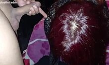 Redhead Latina Cuñada Delivers Epic Monster Cock Suck in Bedroom