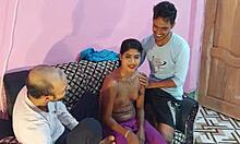 Beautiful horny bengali babe fucked hard threesome hanif sumona manik