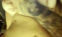 Big tits latina milf slut lands massive cumshot in debut casting on sofa