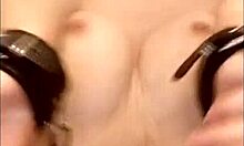 fuck buddy sneaks in to pound wife's tight arse bent over kitchen counter