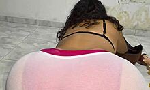 Stepson pounds huge fat ass of stepmom in lingerie right in her bedroom