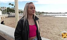 nathalie and luth these two gorgeous european blondes in lingerie play with one cock