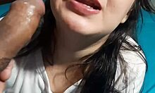 Watch Cute Petite Mexican Suck Cock Deep!