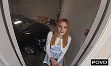 gracey fox, wanna feel this agent's monster cock in your tight redhead pussy? 😏🔥