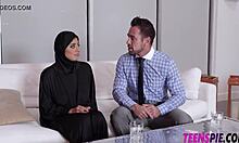 Ella Knox Craves That Thick Arabic Cock Deepthroat Creampie In Her Big Tits Teen Body