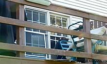 Wife locked in straitjacket for brutal garage facefuck punishment