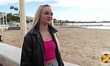 nathalie and luth these two gorgeous european blondes in lingerie play with one cock