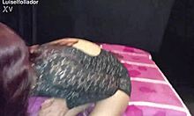 Redhead Latina Cuñada Delivers Epic Monster Cock Suck in Bedroom