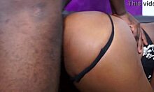 Treeshome pounds big ass ebony with massive black cock relentlessly