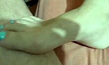 stepson fingers my wet pussy while i masturbate excited in lingerie