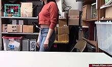 Latina shoplifter caught deepthroats then facefucked hard!