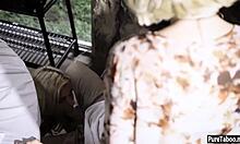 That weird stepson pounds his milf stepmom and her teen in taboo threesome