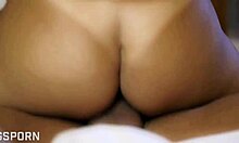 czech brunette's nice tits bounce hard as boyfriend fucks her doggystyle outdoors