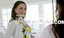 watch this hot amateur milf explode in first time scene bent over riding big ass bouncing wild!