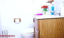 lala ivey creams up after steamy shower solo play