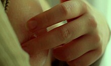 Beautiful Blonde Model Teases Nipples Pussy Closeup Slow Motion