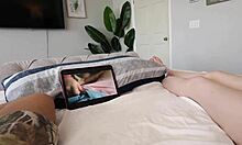 hey step sis lets watch porn together dolly paige pov teasing blowjob