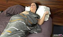 german wife needs morning cum and sloppy sucks hubby's cock