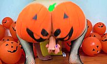 blonde teen craves hard black cock on halloween night