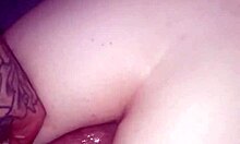 Can you handle watching this sexy teen's tight ass take a massive anal creampie?