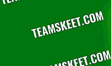 watch this hot amateur milf explode in first time scene bent over riding big ass bouncing wild!