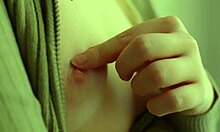 Beautiful Blonde Model Teases Nipples Pussy Closeup Slow Motion